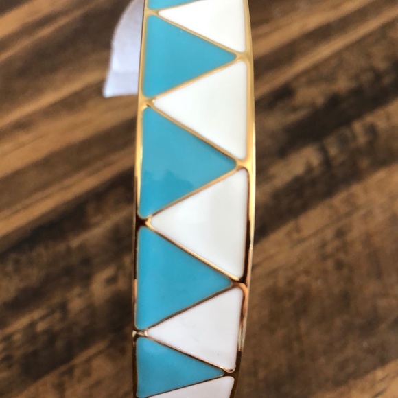 NWOT Trina Turk Zig Zag Enamel Bracelet - Picture 5 of 11
